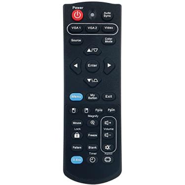 Imagem de A-00009442 Comandante de controle remoto de substituição adequado para projetor ViewSonic PJD5232 PJD7333 PJD6345 VS14935 PJD5453S PJD5483S VS14950 PJD7223 PJD6544W PJD8333S PJD7223 533W VSS. 14946
