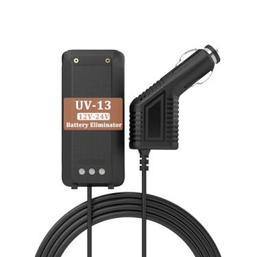 Imagem de BAOFENG Carregador de carro eliminador de bateria de rádio UV-13 para rádio bidirecional de longo alcance UV-13 Pro substituição de bateria 7,4 V GM-15 Pro Acessórios de rádio amador