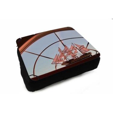 Imagem de Almofada Bandeja para Notebook Laptop Navio Veleiro - Criative Gifts