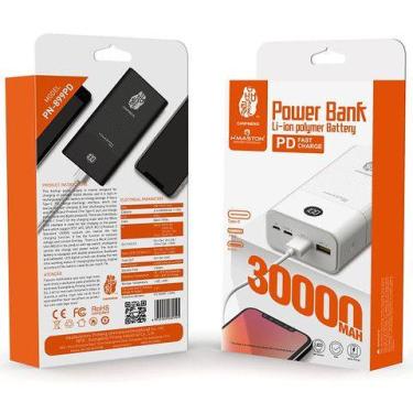 Imagem de Bateria Externa Power Bank 30000mah 20w Pd Qc Fast - DS eltro