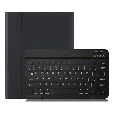 Imagem de Teclado E Capa Para iPad 5ª/6ª Geração,ipad air1/air2,ipad pro 9.7polegadas Com Bandeja Para Canetas