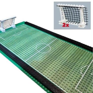 Imagem de FUTEBOL CAMPO GRANDE em PIXEL compatível com 2 traves sem Jogadores Bl