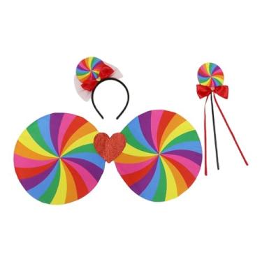 Imagem de Fiocias Fantasia infantil de malha, acessório macio, saia de balé para meninas, festa temática, 3 Pedaços