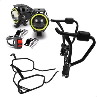 Imagem de Protetor Carenagem Motor Afastador Alforges Bros+ Farol Led