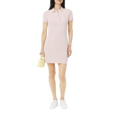 Imagem de Lacoste Vestido feminino piquolo de algodão elástico, Nidus, 44