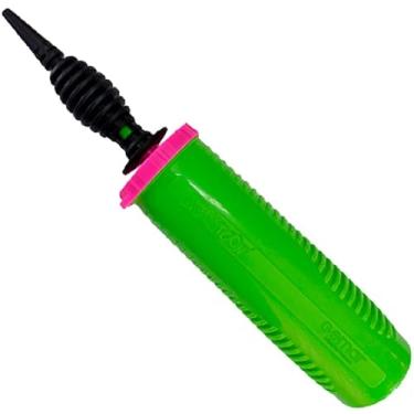 Imagem de Inflador Manual Profissional Bombinha de Balão Bomba de Bexiga Resistente Encher Balões Verde