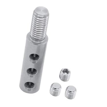 Imagem de kowaku Conector de placa superior de tampa superior de pino seletor, fixação resistente, substituição de pino de trava de seletor, parafuso rosqueado, M12