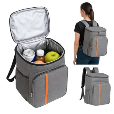 Imagem de Bolsa Mochila Térmica 18L Para Praia Cerveja Freezer Marmita
