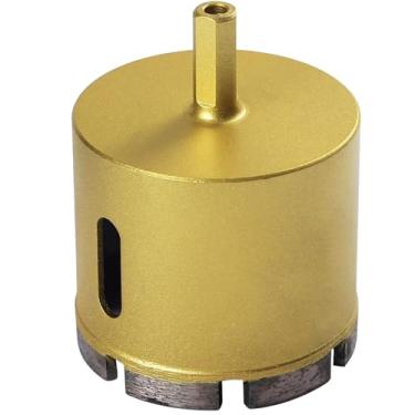 Imagem de Drilax Furadeira de diamante resistente para uso seco e molhado 6,35 cm, broca de núcleo de serra de diamante para tijolos, bloco de concreto, maçonaria de 5 cm de profundidade de corte – DrilaxHD010065 padrão de 0,95 cm