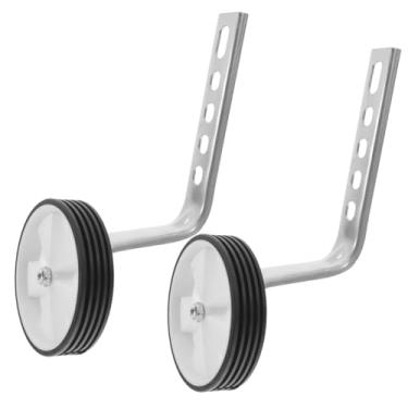 Imagem de GALPADA Rodinhas De Treinamento De Bicicleta Estabilizadores Universais Bicicleta De Treinamento Infantil Bicicleta De 12 A 20 Polegadas Branca