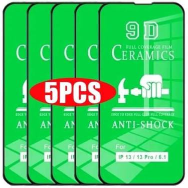 Imagem de OZ MARKETPLACE [Pacote com 5] [3 pacotes + 2 bônus] Protetores de tela de cerâmica flexíveis duráveis e curvados transparentes para Samsung Galaxy S20 Ultra - Capa de telefone premium à prova de