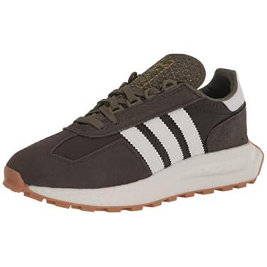 Imagem de adidas Originals Retropy E5 Tênis masculino, Strata verde-oliva/branco/verde-oliva escuro, 10.5