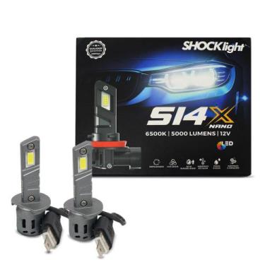 Imagem de Kit Lâmpadas LED H1 S14x 6500k 5000 Lumens 22w - Shocklight