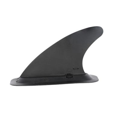 Imagem de YIJU Quilha de prancha de stand up paddle de nylon com slide lateral preto com base de 4,5 polegadas removível para prancha de stand up paddle e peças de