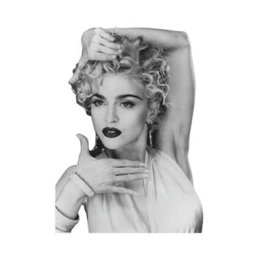 Imagem de Madonna Preto E Branco Vintage Lona Arte Da Parede Sexy Cantor Atriz Á