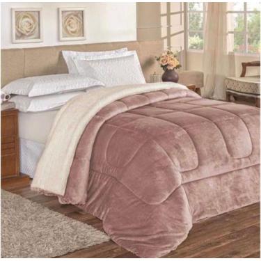 Imagem de Cobertor Casal com Manta e Sherpa (pele de carneiro) 2,20m x 2,40m - B