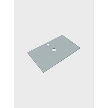 Imagem de Tampo de Vidro para Gabinete Banheiro Dubai e Paris 60 x 36 x 0,6cm - 