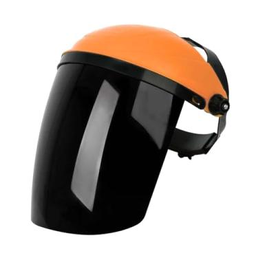 Imagem de Esquirla Proteção de máscara de escudo de rosto completo, homens reutilizáveis ​​homens anti -detritos protetores de tampa face, Preto