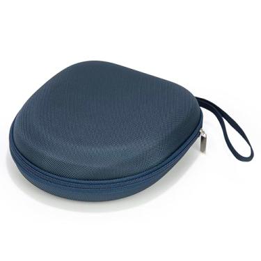 Imagem de Ginsco Capa de fone de ouvido universal compatível com JBL Tune 510BT 720BT, Sony WH-CH 720N/WH-CH520, Soundcore Q20/Q30 BERIBES KVIDIO TOZO etc, capa rígida para transporte de viagem (azul escuro)