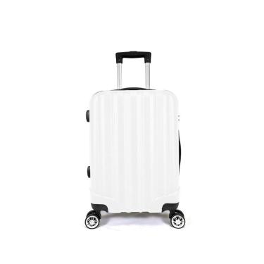 Imagem de Mala de Bordo ABS 4 Rodas Action Fortt Branca - MAB02-BR