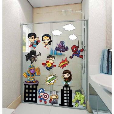 Imagem de Adesivo De Box Super-Heróis Mod 2
