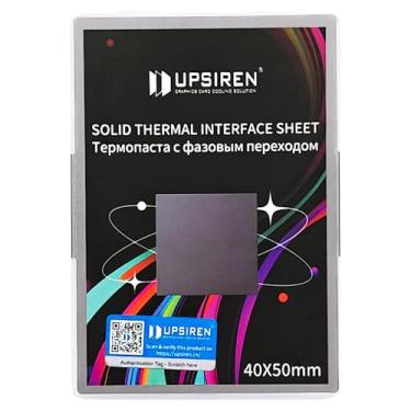Imagem de UPSIREN PCM-1 Almofada térmica GPU de mudança de fase, graxa de silicone de alta condução, pasta térmica de CPU de 8,5 W/mK para laptop PS5 Steam Deck CPU GPU SSD M.2 (50 * 40 * 0,25 mm)