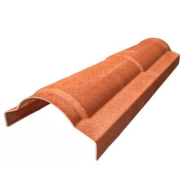 Imagem de Cumeeira Pvc Lisa Terracota - Lux Telhas