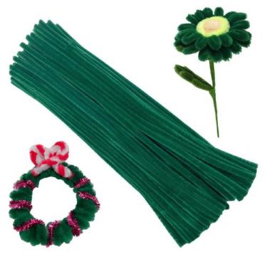 Imagem de Limpadores de cachimbo artesanais Apedoixy Dark Green 6 mm x 30 cm 100