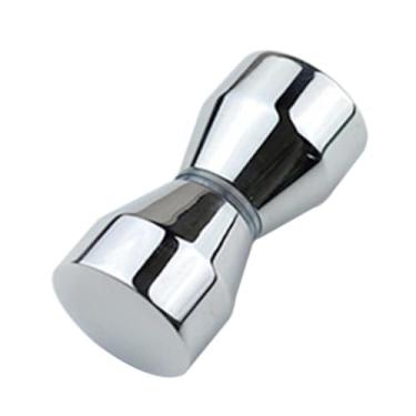 Imagem de Puxador de porta de vidro de aço inoxidável costas com costas, puxador de chuveiro de banheiro, A