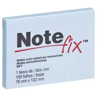 Imagem de Bloco adesivo 76x102 100 fls Note Fix 3M, Azul