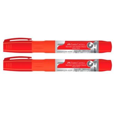 Imagem de Marcador Quadro Branco Recarregável Faber Castell Caneta Kit - Faber-C