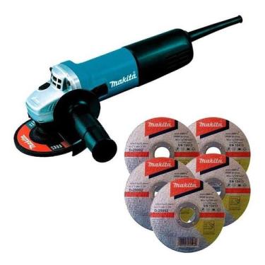 Imagem de Esmerilhadeira Angular Makita 9557hng Azul-turquesa 220v, 220V