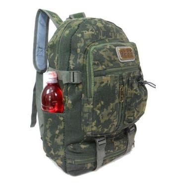 Imagem de Mochila Bolsa Camuflada Escolar Trabalho Dia A Dia  - KL899, Verde, Es