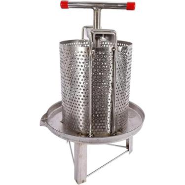 Imagem de Extrator De Prensa De Mel Prensa De Cera De Mel Aço Inoxidável Suco De Frutas Prensa De Vinho Fabricação De Cidra Prensa De Mel De Abelha Doméstica Ferramenta De Apicultor