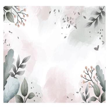 Imagem de Papel de Parede Adesivo Infantil Floral Quarto Bebe - 747pcp - Allodi