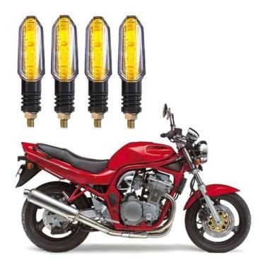 Imagem de Kit Seta para Moto Bandit 600 Pisca Led Universal P50 12V Esportivo 20