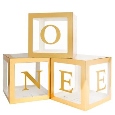 Imagem de Decorações de primeiro aniversário Keencopper Gold para menino/menina