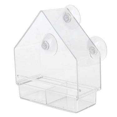 Imagem de Ymiko Alimentador de Pássaros, PS Bird Alimentador à Prova de Esquilos Alimentadores de Pássaros Selvagens Alimentadores de Pássaros Com Amplo Espaço para o Seu Jardim, Varanda, Pátio