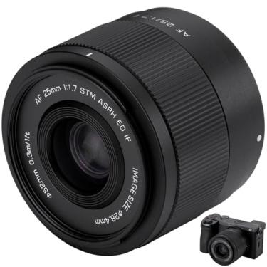 Imagem de VILTROX Lente F1.7 FE APS-C de 25 mm para câmeras E-Mount, AF 25 f/1.7 E-Mount Lente grande STM Prime para Sony ZV-E10 FX30 FX3 A7C A7RII A7SIII A7III A7RIII A7IV A7RIV A7RIV A7RV A9 ZVE1 a6600 00 A67