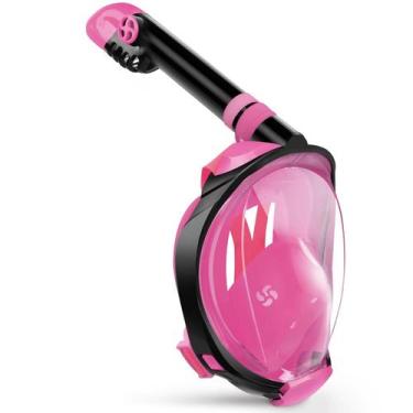 Imagem de Máscara de snorkel Greatever G2 para rosto inteiro com sistema Dry Top