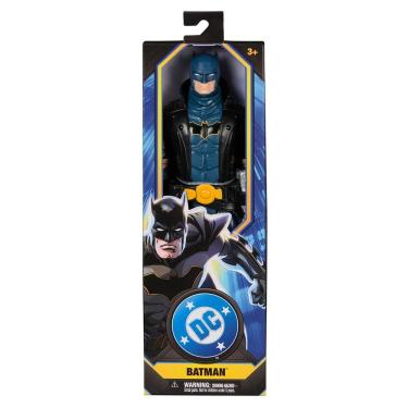 Imagem de Boneco Batman Azul com Sobretudo Preto de 30cm - Batman