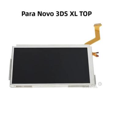Imagem de Nova substituição superior da tela lcd para novo 3ds xl/ll console rep