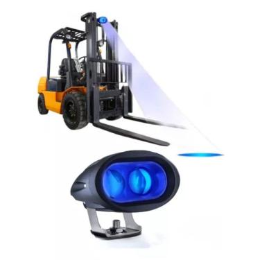 Imagem de Farol Led Empilhadeira Blue Spot Luz Azul 20W Pulverizador