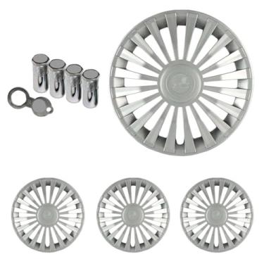 Imagem de Jogo Calota Aro 13 Europa Premium Palio Uno Siena Mobi Strada Fiorino Doblo Argo Idea Punto Cronos Toro Linea + Selo Resinado + Tampa Ventil Antifurto