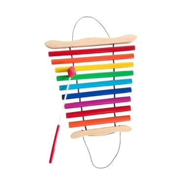 Imagem de menolana Brinquedos educativos de aprendizagem Xilofone para crianças Ensino de música com martelo Instrumento musical de madeira para crianças em idade