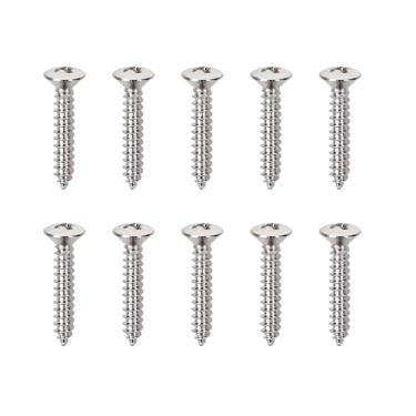 Imagem de Banworks Conjunto de parafusos de montagem Humbucker para guitarra elétrica M2.5 M2.5 com rosca métrica 2,5 x 15 mm, kit de parafusos escareados para EPI Les Paul LP SG Suier ST Pacote com 20 JT/WKLS