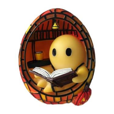 Imagem de predolo Abajur de leitura fantasma, abajur de cabeceira, peça central de mesa, enfeite, luz noturna, iluminação para livros, prateleira, mesa de quarto, S