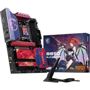 Imagem de MSI Placa-mãe B850 MLG EDTION, ATX - Suporta processadores AMD Ryzen 9000/8000/7000, AM5-80A SPS VRM, DDR5 Memory Boost (8400+MT/s OC), PCIe 5.0 x16, M.2 Gen5, Wi-Fi 7, 5G LAN