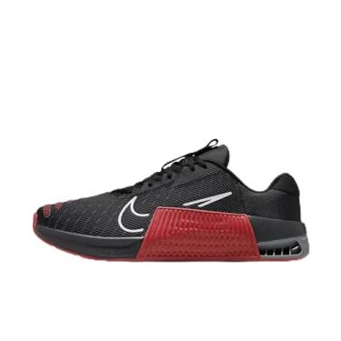 Imagem de Nike Tênis de treino masculino Metcon 9 (Team) FD5431-006, preto/vermelho universitário/cinza fumê, branco), Preto/Vermelho Universitário/Cinza Fumê / Branco, 42