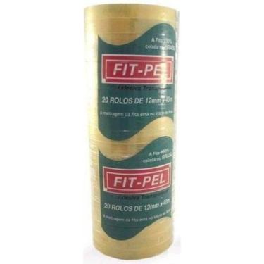 Imagem de Fita Adesiva Durex Transparente 12Mm X 40M Rolo Com 20Un